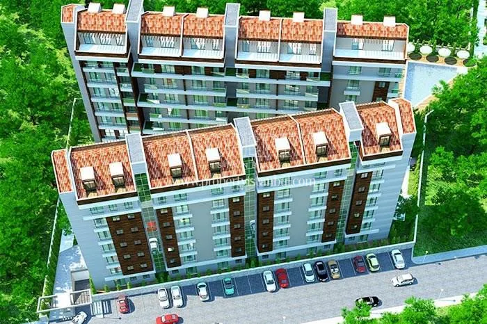 The panoramic view of the Dreamlife Konutlari Cekmekoy compound