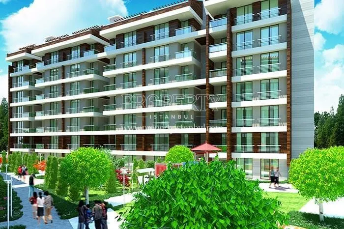 The residents in the Dreamlife Konutlari Cekmekoy compound garden