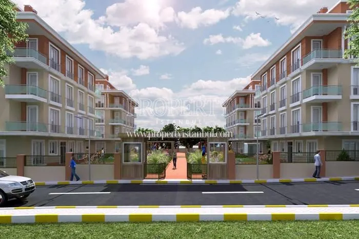 Duman Park Evleri compound gate for the residents