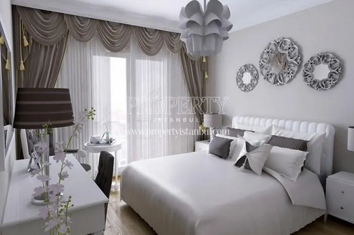 One of the bedrooms in Duman Park Evleri