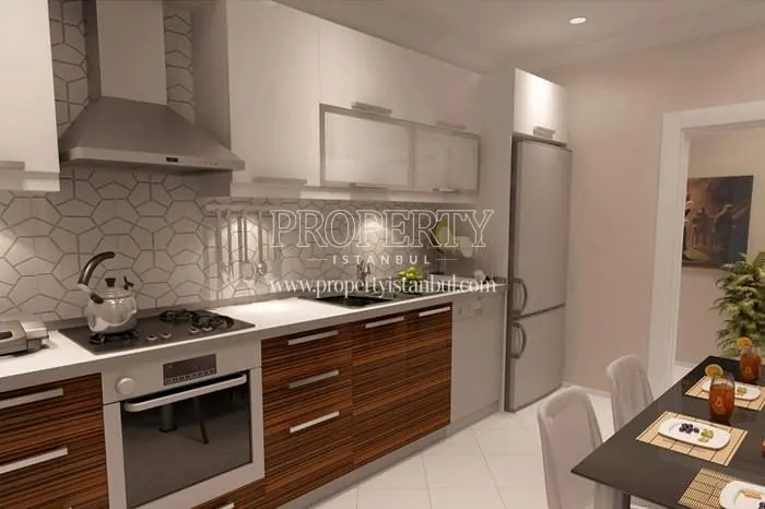 One of the kitchens in Duman Park Evleri