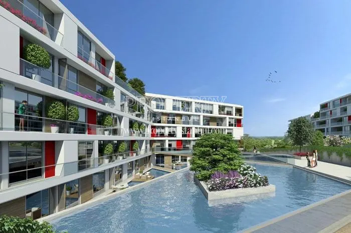 The inside of the Dumankaya Adres Natura compound