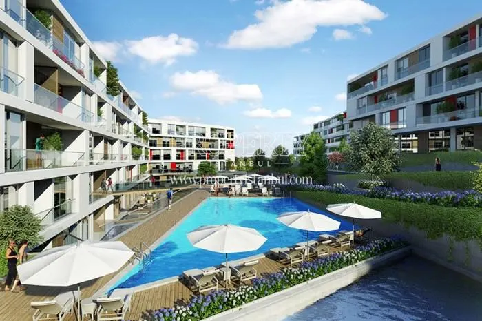 The swimming pool in Dumankaya Adres Natura