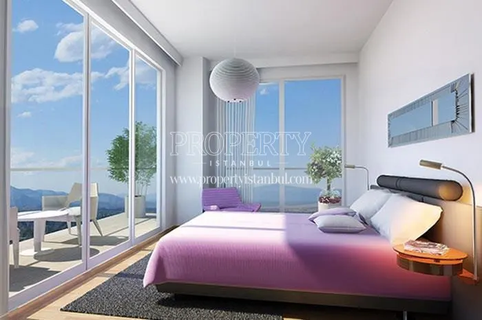 One of the master bedrooms in Dumankaya Flex Office Bahcesehir