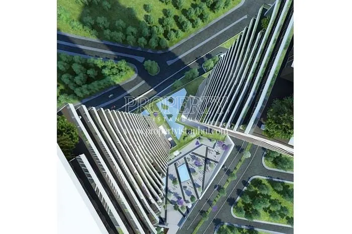 Dumankaya Flex Office Bahcesehir towers view from the top floor