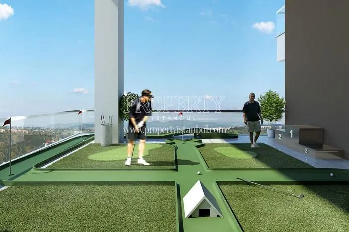 Golf field on the Dumankaya Hi-Fit terrace
