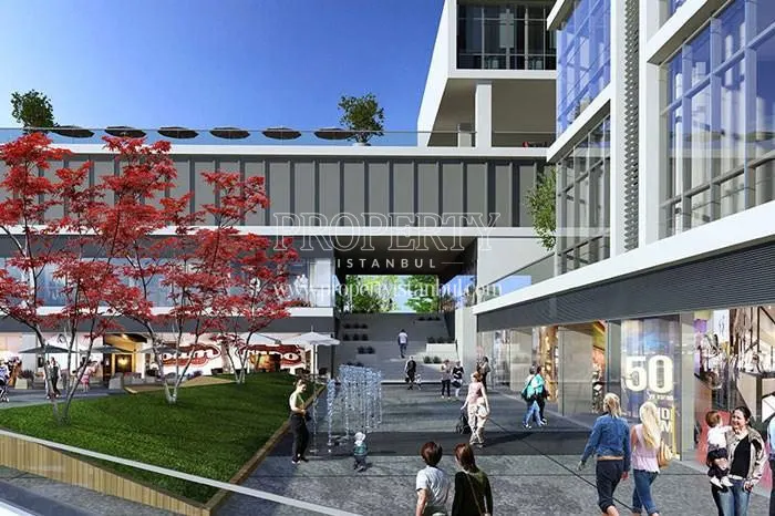 The shopping center in Dumankaya Miks