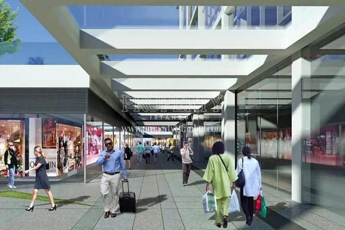 The shopping center in Dumankaya Miks