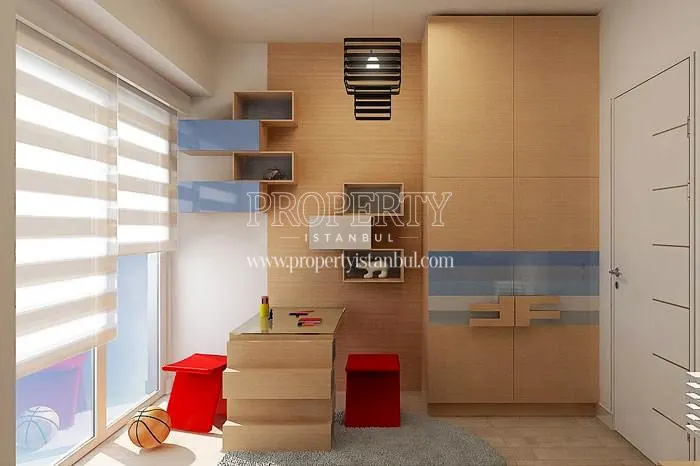 One of the bedrooms in Dumankaya Modern Collection