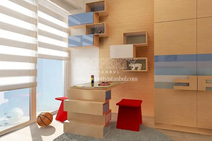 One of the bedrooms in Dumankaya Modern Collection