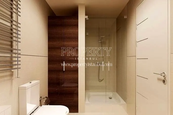 One of the bathrooms in Dumankaya Modern Collection