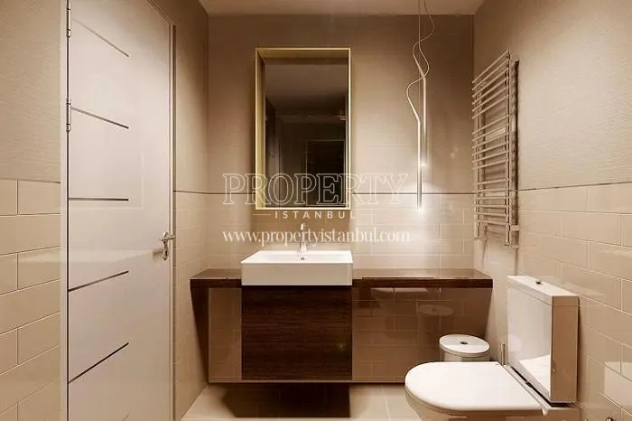 One of the bathrooms in Dumankaya Modern Collection
