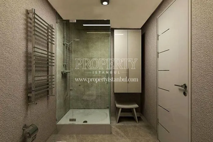 One of the bathrooms in Dumankaya Modern Collection
