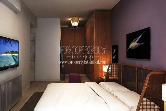 One of the bedrooms in Dumankaya Modern Collection