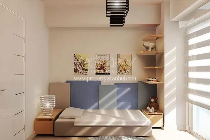 A bedroom in Dumankaya Modern Vadi