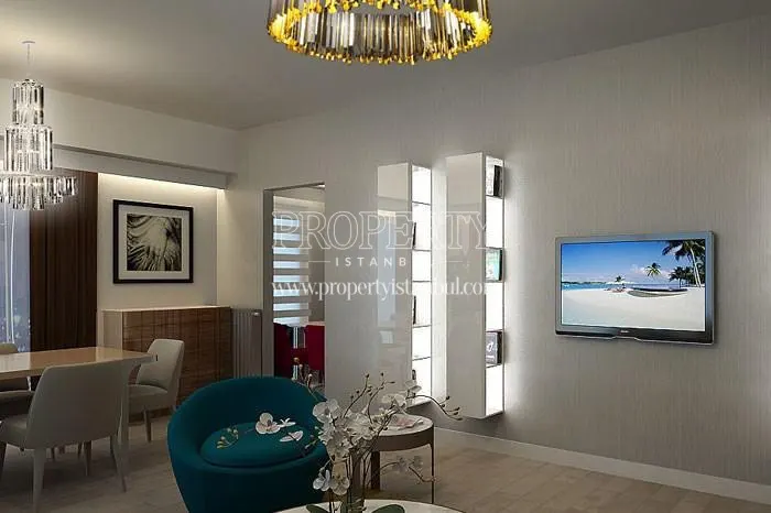 A living room in Dumankaya Modern Vadi
