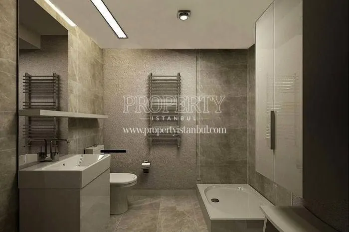 A bathroom in Dumankaya Modern Vadi