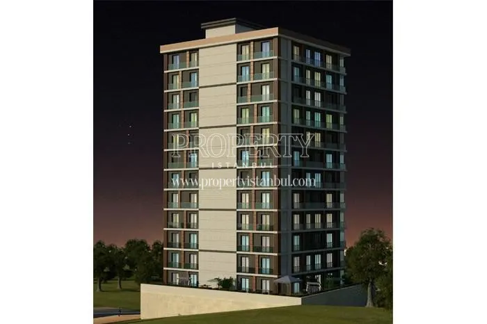 EMS Butik Residence building at night