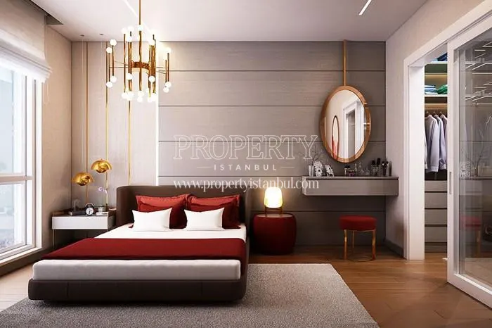 One of the master bedrooms in Ebruli Ispartakule