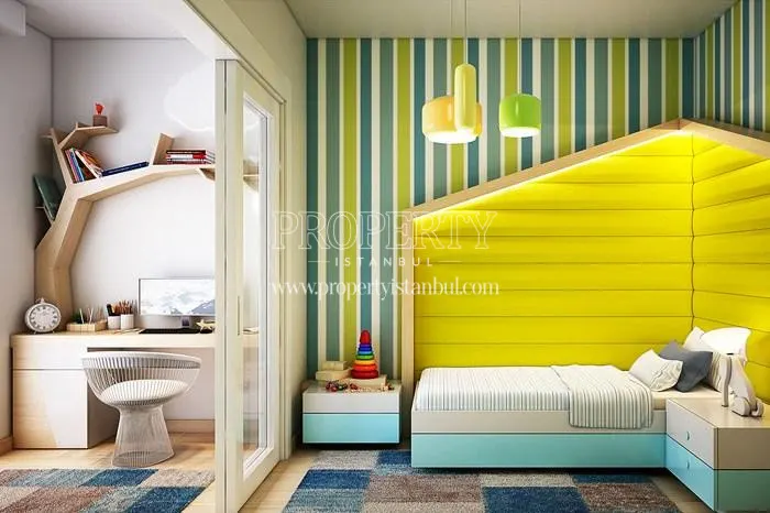 Stylish kid’s bedroom in Ebruli Ispartakule