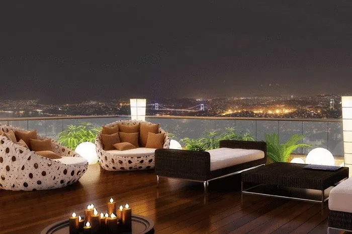 The viewing terrace in Eclipse Maslak