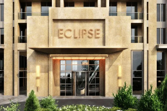 The entrance to one of the buildings in Eclipse Maslak