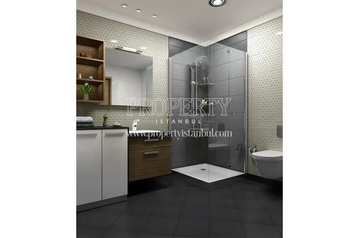 One of the bathrooms in Egal Istanbul