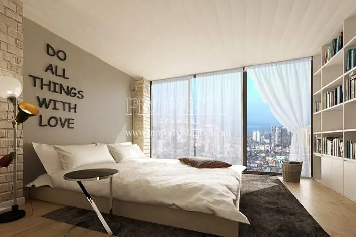 One of the bedrooms in Elexia Levent