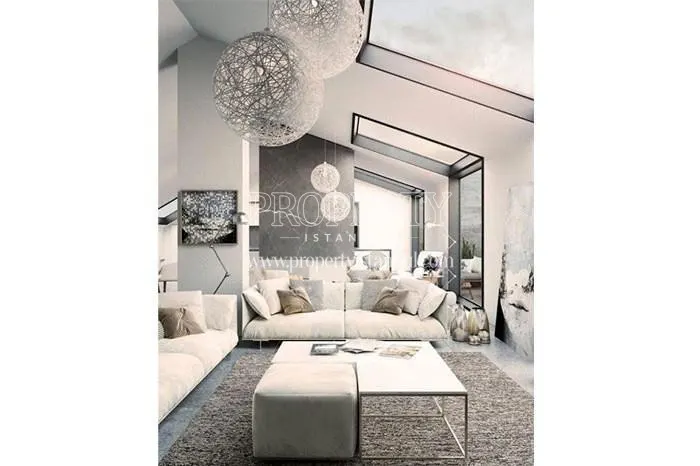 Luxury penthouse with panoramic windows in Elexia Levent