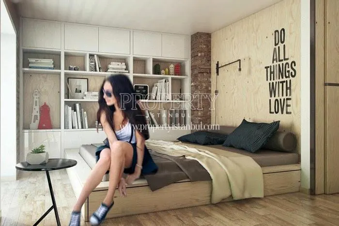The woman dressing in the bedroom in Elexia Levent