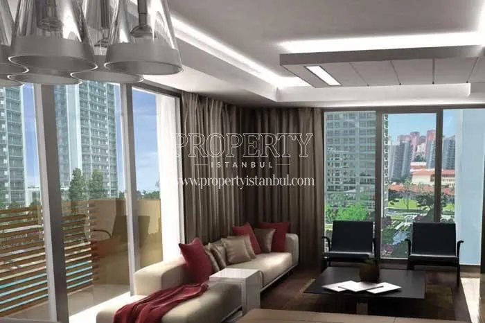 One of the living rooms in Elite City
