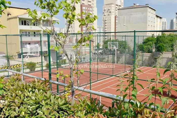 Basketball and football pitches in Elitist Park