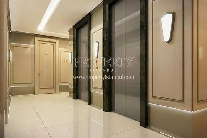 The halls of the Elysium Art Sisli building