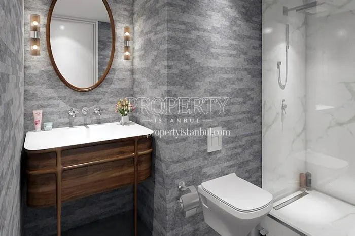 One of the bathrooms in Elysium Es Beykoz