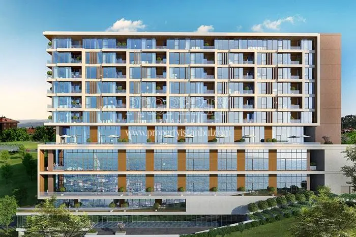 The front side of the Elysium Es Beykoz building