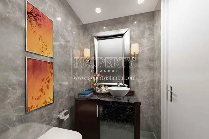 One of the bathrooms in Elysium Serenity Kandilli