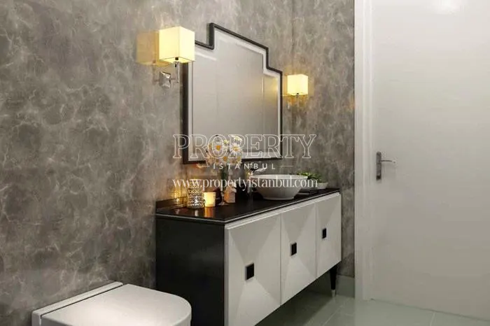 One of the bathrooms in Elysium Serenity Kandilli