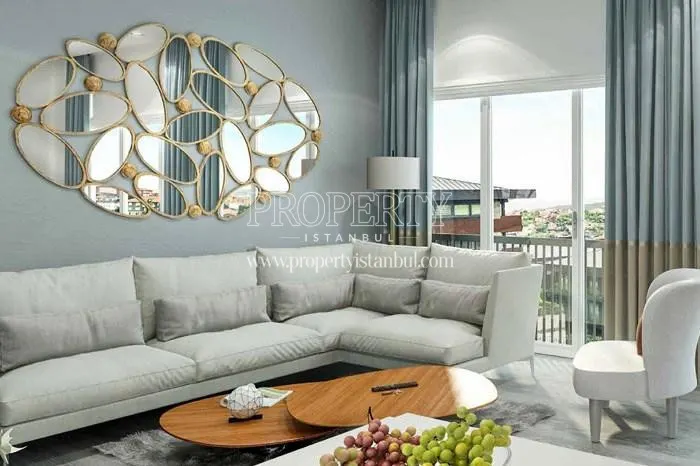 One of the living rooms in Elysium Serenity Kandilli