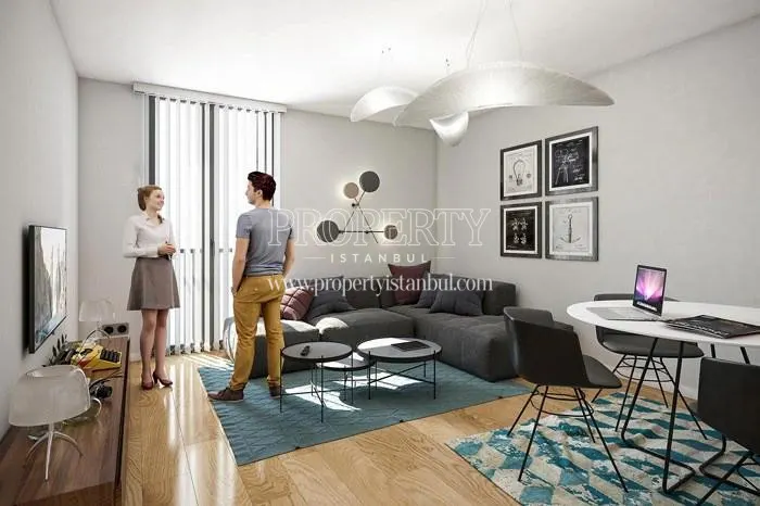 The couple talking in the living room in Emporia Istanbul