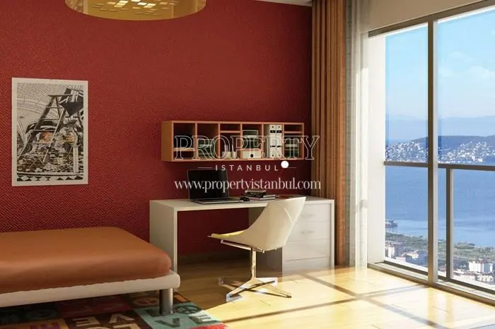 One of the bedrooms in Enn Adalar Maltepe
