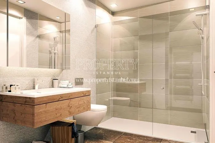 One of the bathrooms in Entepe Kagithane