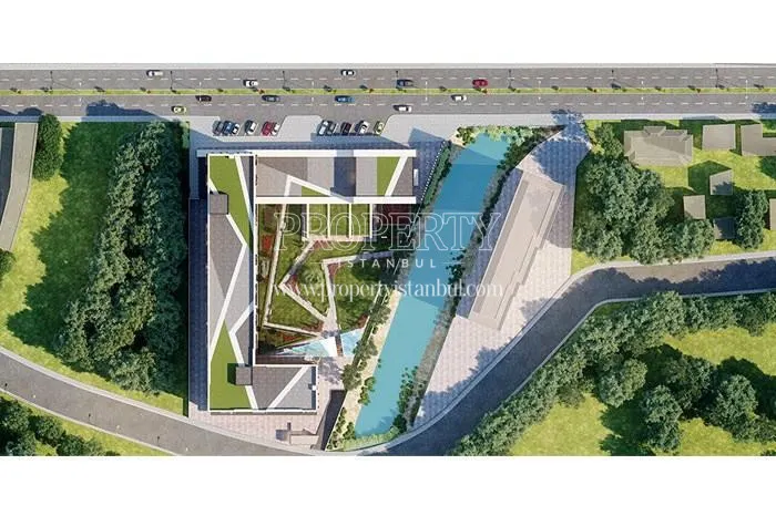 The layout plan of Erguvan Premium Residence