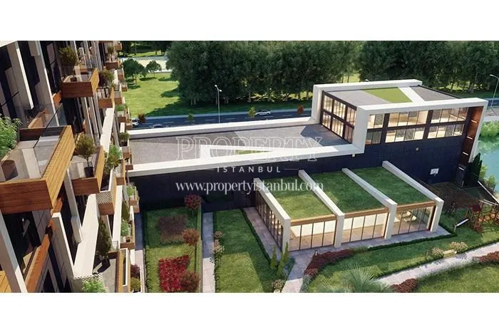 The balconies of the Erguvan Premium Residence building