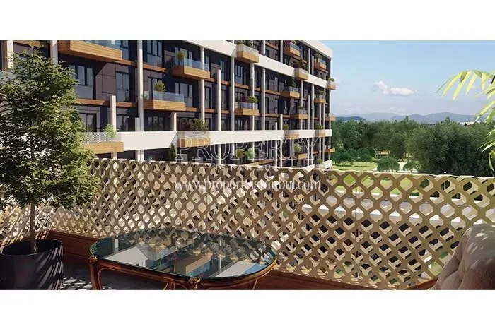 The landscape of Erguvan Premium Residence