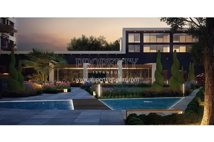 The landscape of Erguvan Premium Residence