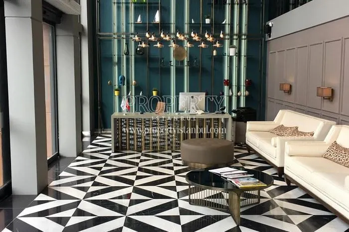 The lobby of Erguvan Premium Residence