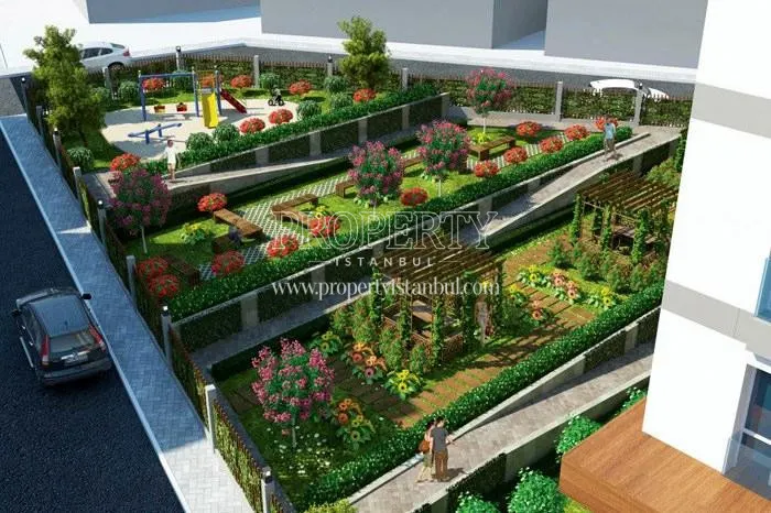Botanic garden in the Erka Panorama compound