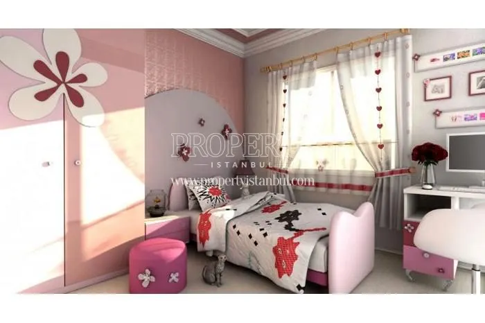 The bedroom for girls in Esbahce Konaklari