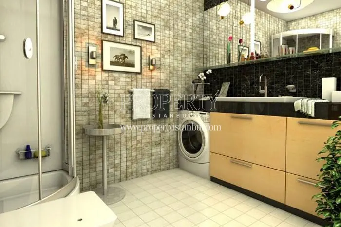 One of the bathrooms in Esbahce Konaklari