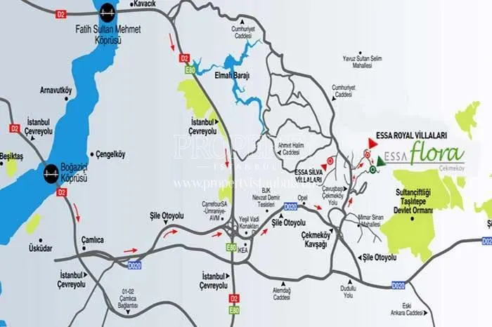 The location of Essa Flora